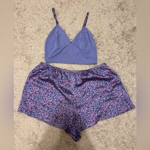 victoria’s Secret Satin Short Pajama Set